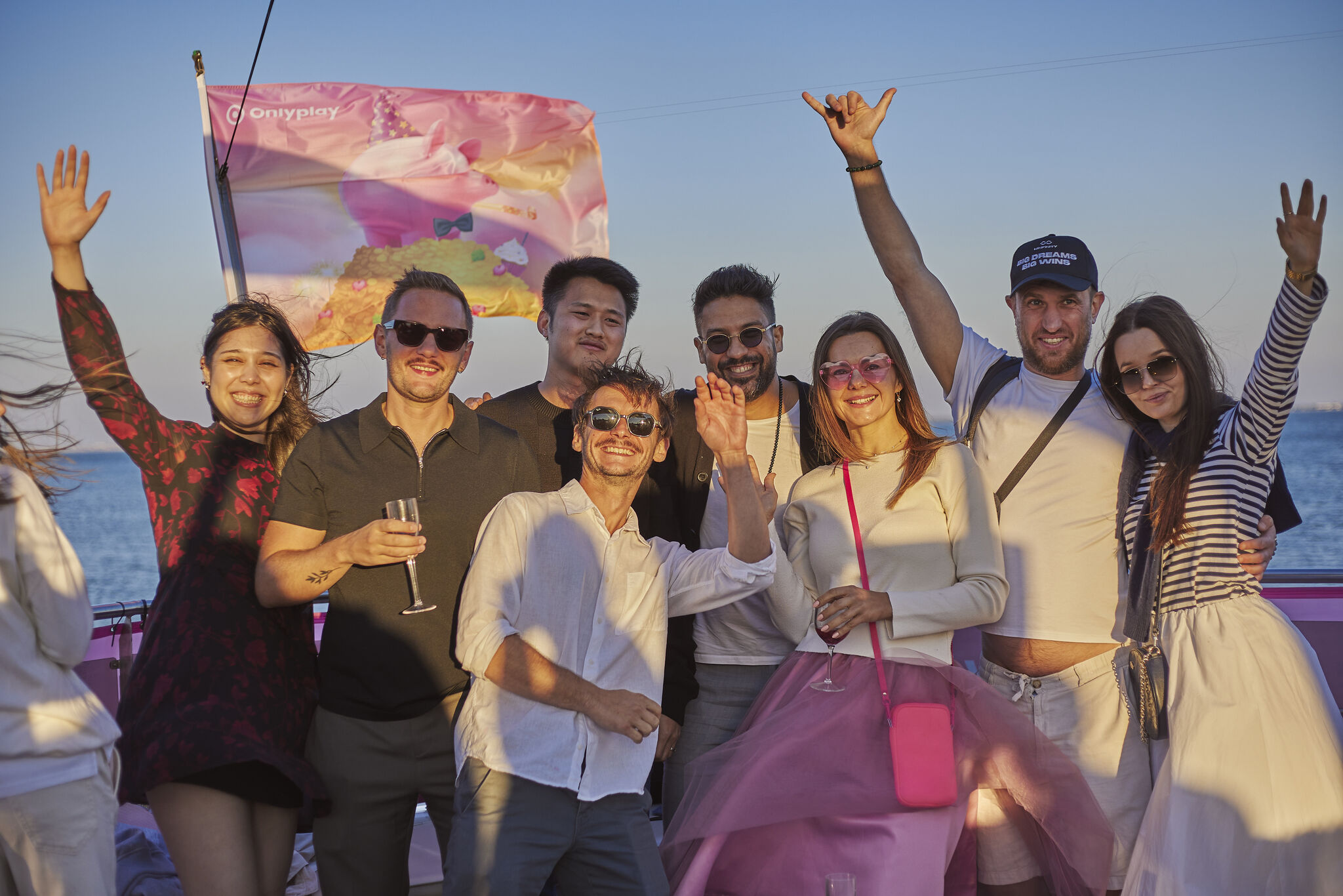Piggy's first birthday on boat — article image