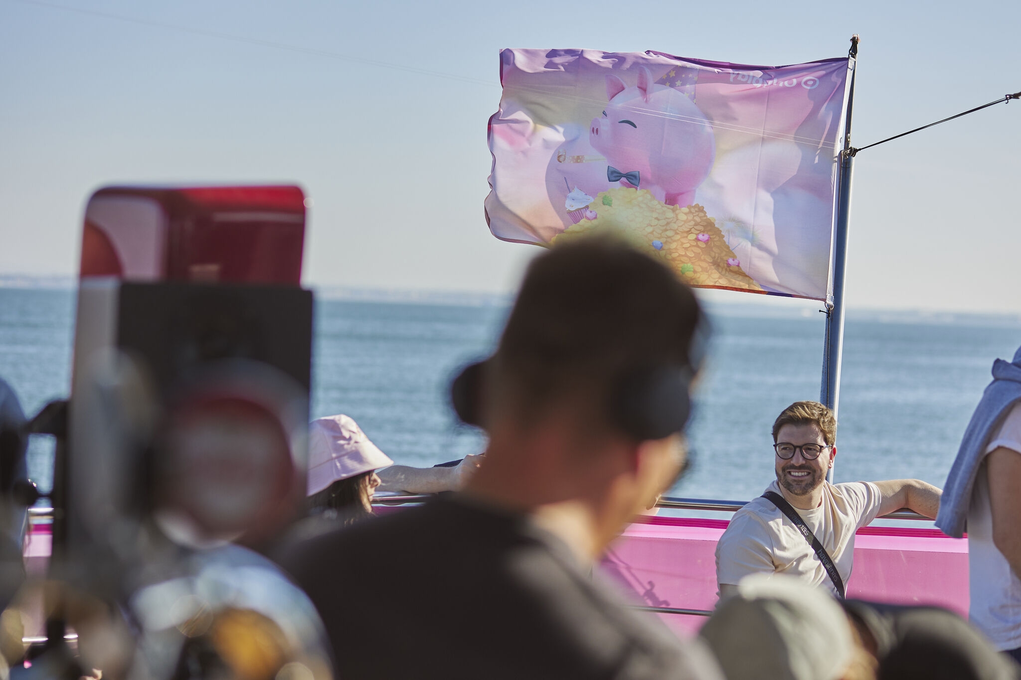 Piggy's first birthday on boat — article image