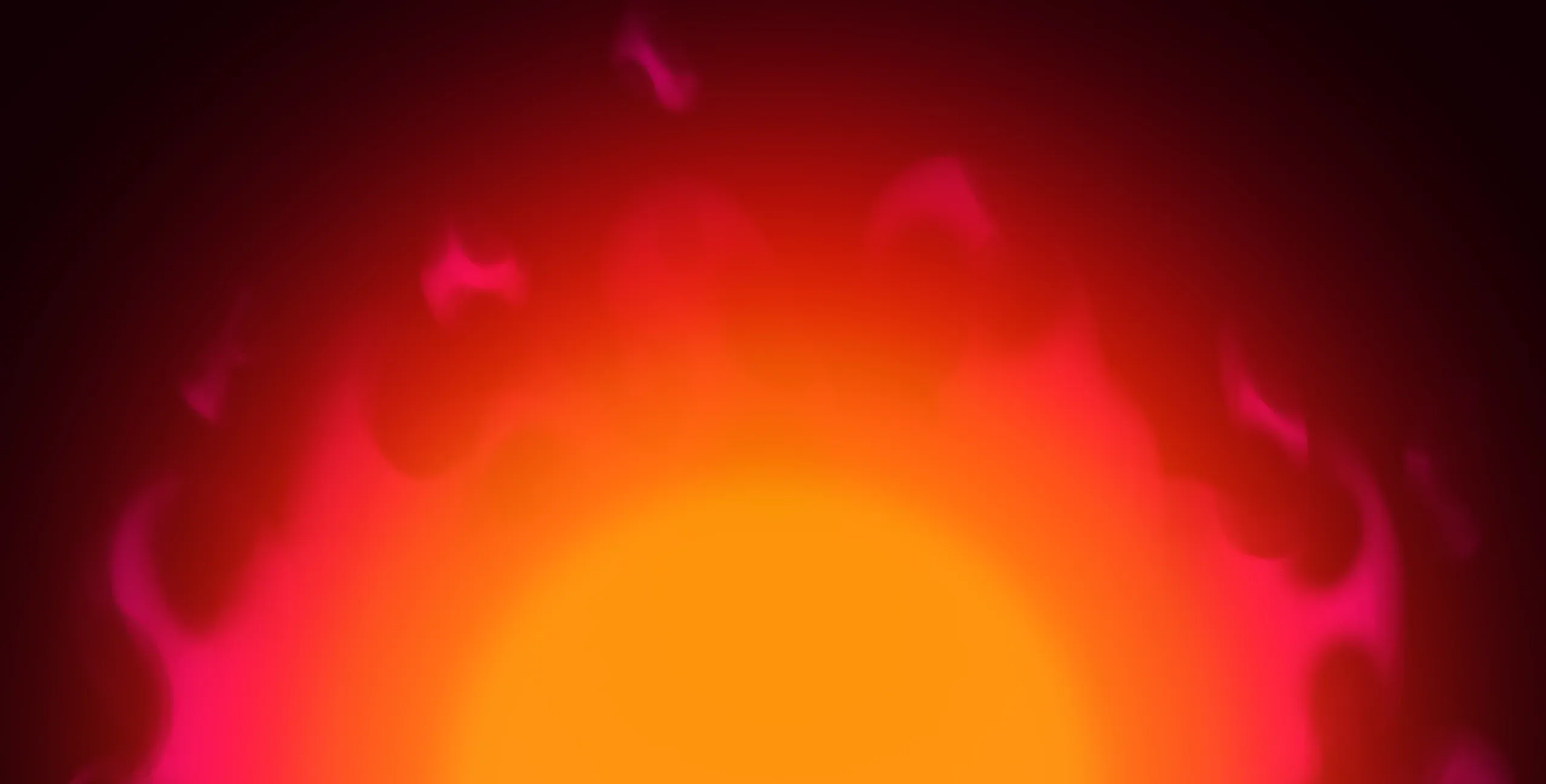 Abstract red, orange and magenta flames