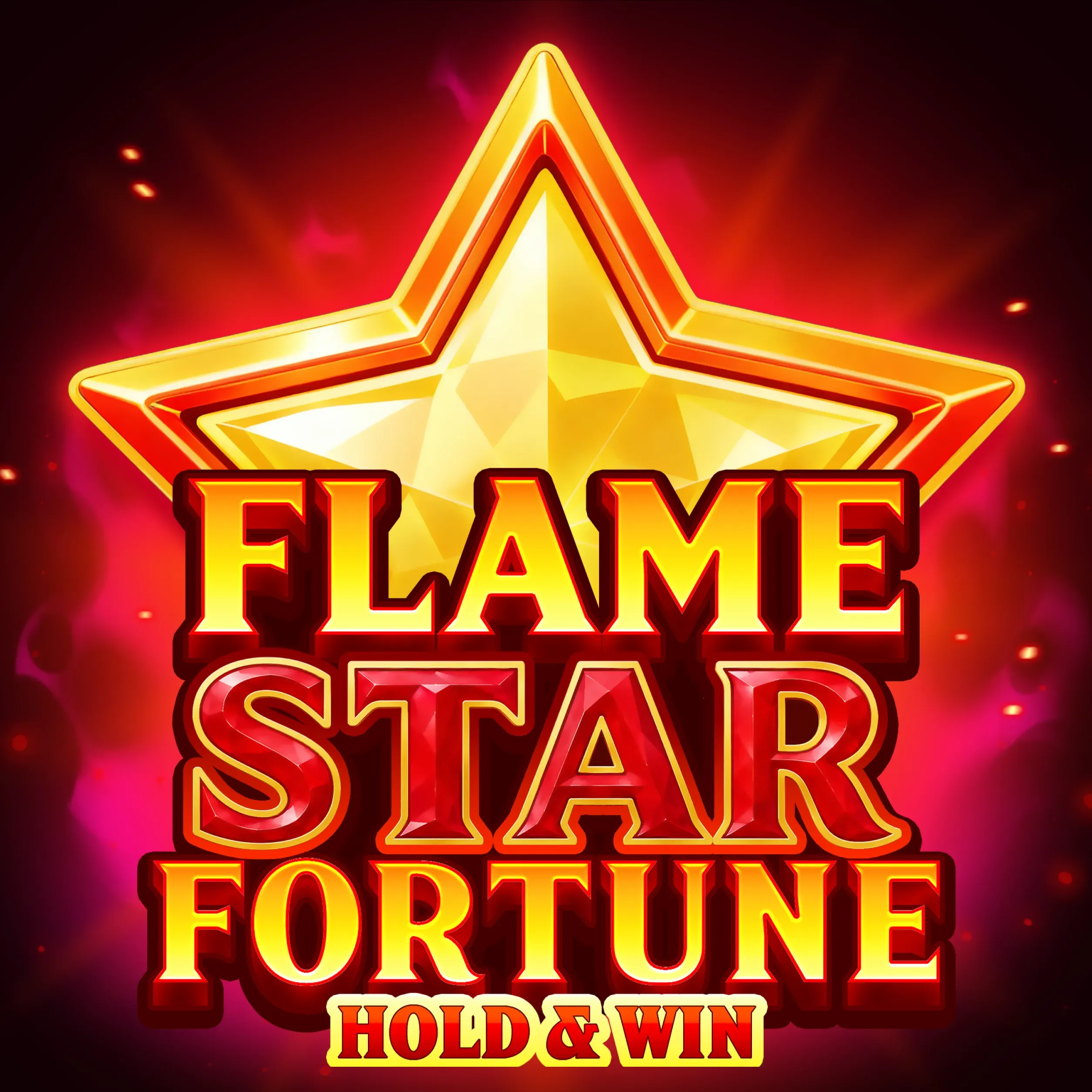 Flame Star Fortune Hold & Win game logo with a glowing golden star