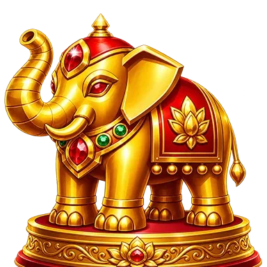 A golden elephant