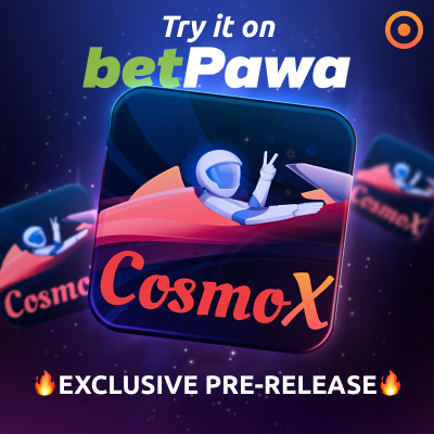 Betpawa has received Africa-exclusive pre-release of the light crash game “CosmoX” by Onlyplay — preview image