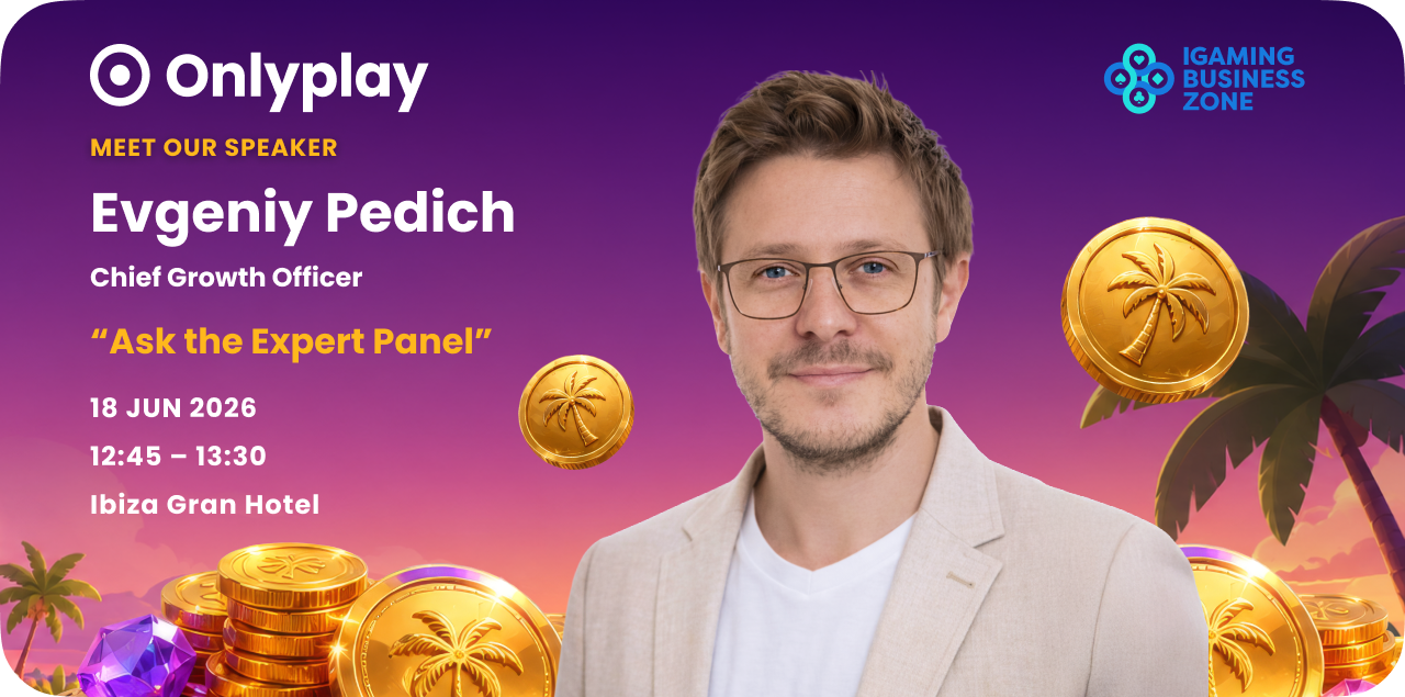 Evgeniy Pedich to speak at iGaming Business Zone 2026 — header image