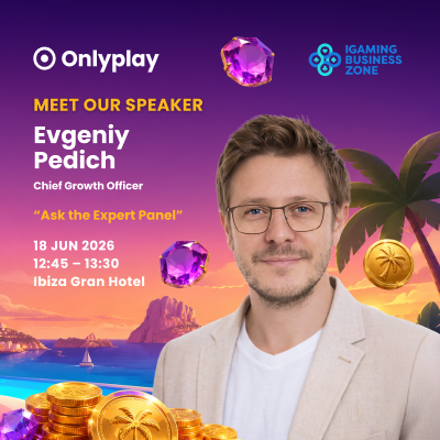 Evgeniy Pedich to speak at iGaming Business Zone 2026 — preview image