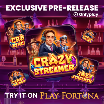 Exclusive pre-release: Crazy Streamer takes over Play Fortuna! — preview image