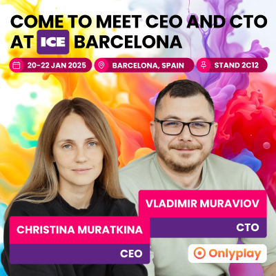 Meet the CEO and CTO of Onlyplay at ICE Barcelona 2025! — preview image