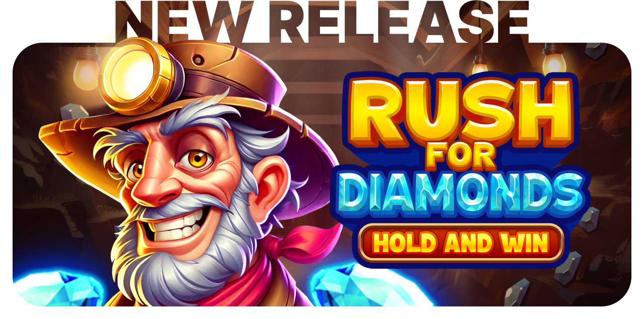 Meet our new game – Rush for Diamonds: Hold and Win! — header image