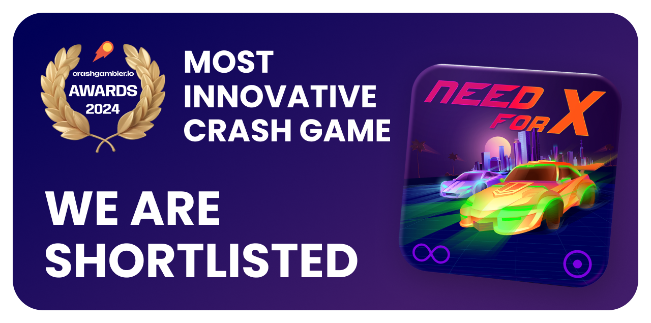 Onlyplay’s “Need for X” shortlisted for Most Innovative Crash Game! — header image