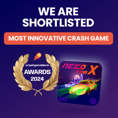 Onlyplay’s “Need for X” shortlisted for Most Innovative Crash Game! — preview image