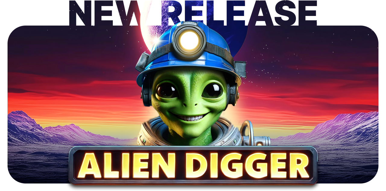 meet our new game - Alien Digger! — header image