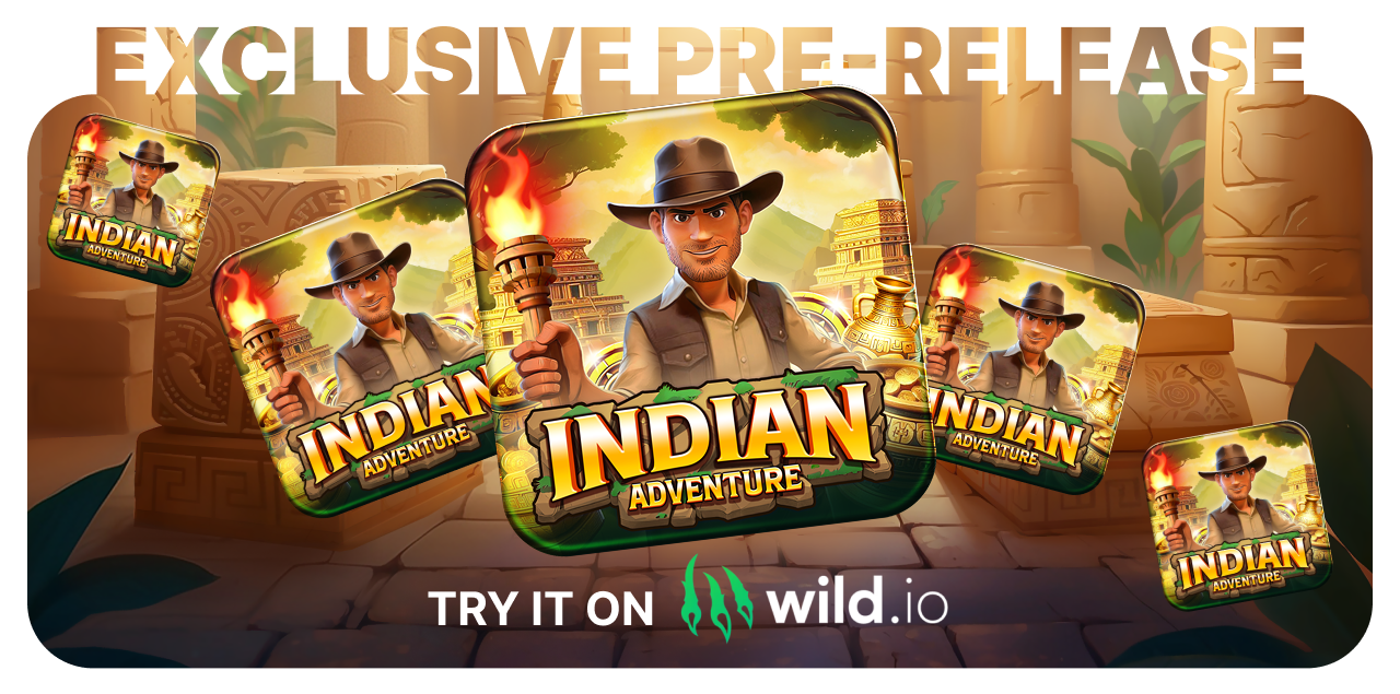 Onlyplay announced an exclusive pre-release of Indian Adventure on Wild.io! — header image