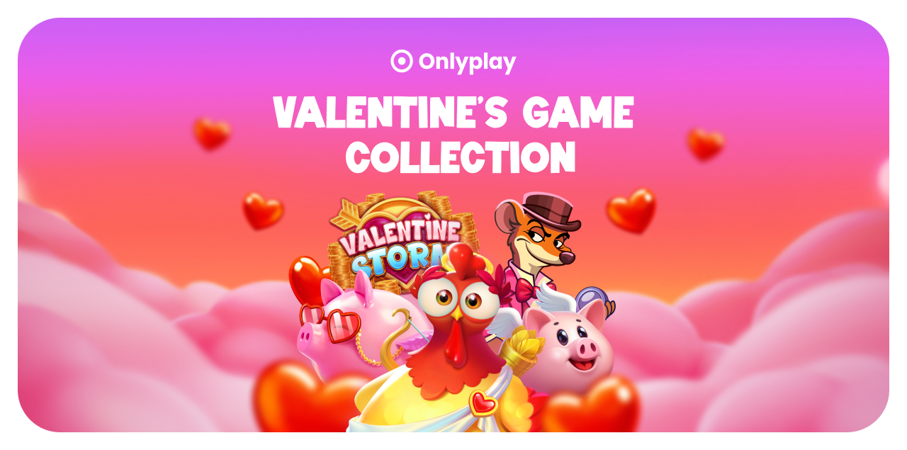 Feel the love with Onlyplay’s Valentine games — header image
