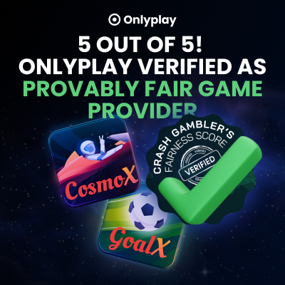Onlyplay verified as Provably Fair Game Provider — preview image