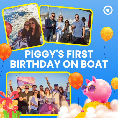 Piggy's first birthday on boat — preview image