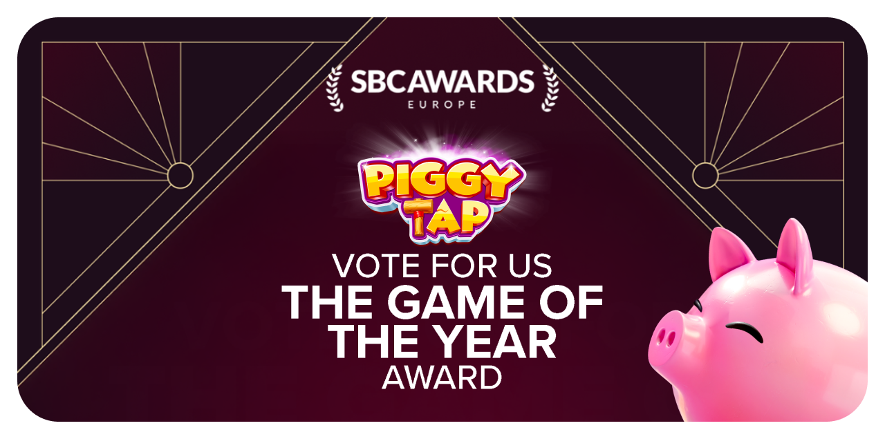 Piggy Tap™ nominated for Game of the Year at SBC Awards Europe 2025 — header image