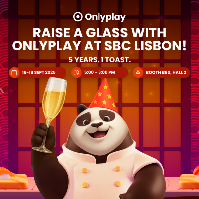 Raise a glass with Onlyplay at SBC! — preview image