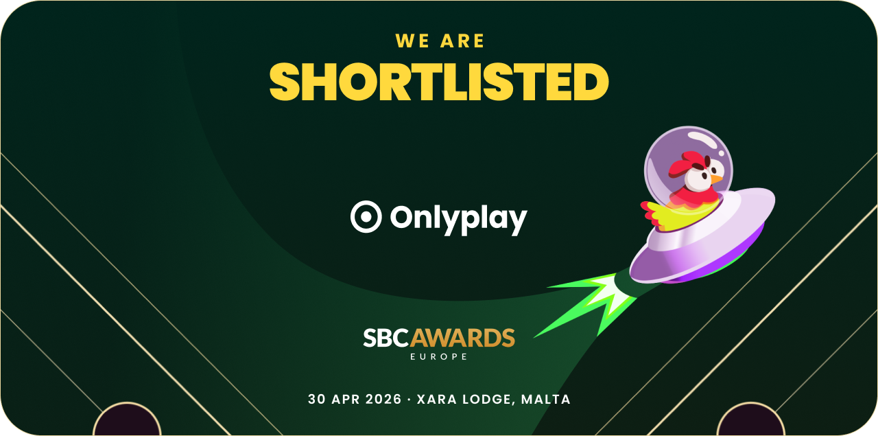 Two nominations for Onlyplay at SBC Awards Europe 2026 — header image