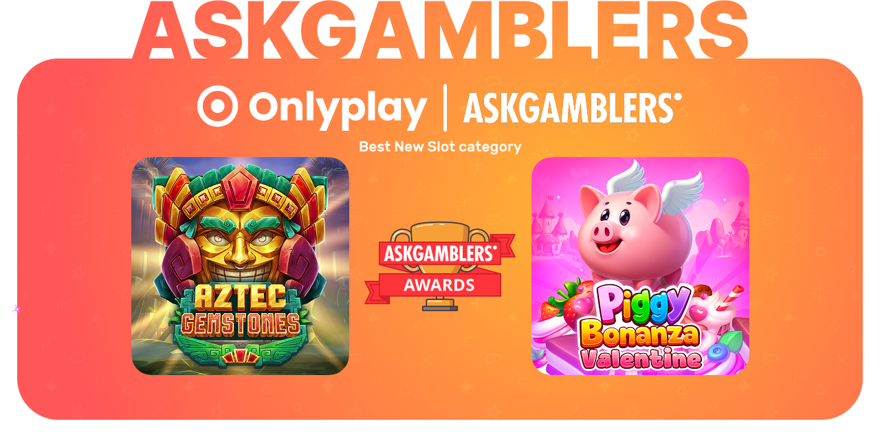 Vote for Onlyplay slots in the AskGamblers Awards - help us get nominated! — header image